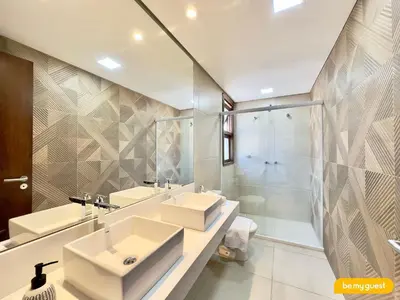 Uma casa de banho em Villas - Beach House