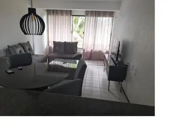 Uma área de estar em Ap Praia do Futuro 2Quartos 1203