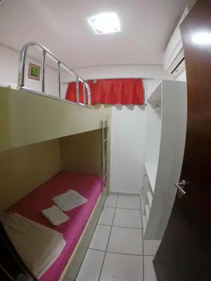 Uma cama ou camas num quarto em Beach Class by Solemar