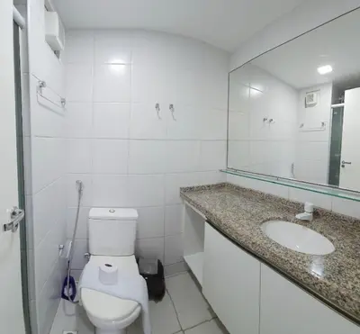 Uma casa de banho em Terraços do Atlântico