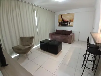 Uma área de estar em Studio Iracema by Escala Imoveis