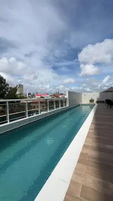 A piscina em ou perto de Acquarius residence estrutura de nova construção situada na praia de Iracema