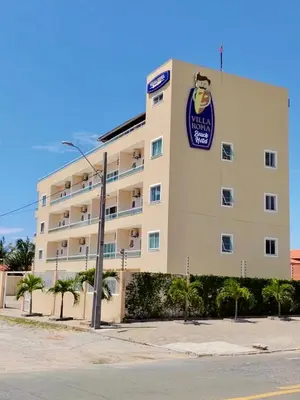 O edifício onde o hotel está situado