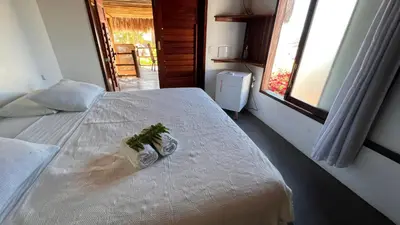 Uma cama ou camas num quarto em Hotel Zapata