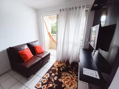 Uma televisão e/ou sistema de entretenimento em Apê Pertinho - Fortaleza, Ceará!