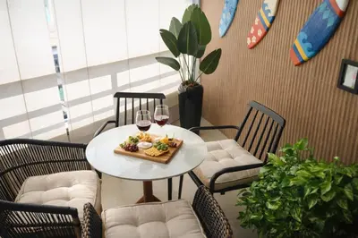Refeições no apartamento ou nas proximidades