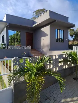 O edifício onde a casa de férias está situado