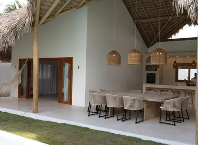 Um pátio ou outra área exterior em Villa Aria by Preabeach Experience
