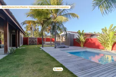 A planta de Casa Manga: Paraíso Luxuoso com Piscina Privativa