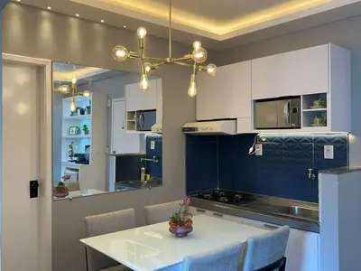 A cozinha ou kitchenette de Saint Martin Flat Fortaleza