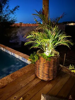 A piscina em ou perto de Bangalô Exclusivo Pontal do Maceió