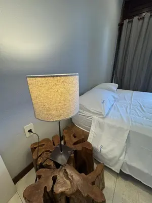 Uma cama ou camas num quarto em Apartamento Queen KiteVillage