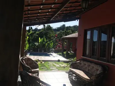 Um jardim no exterior de Sitio Maravilha