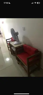Uma área de estar em Eco Paradise Cumbuco 128