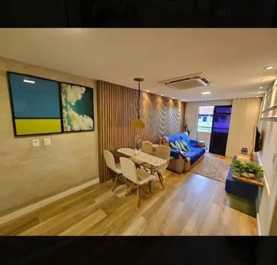A planta de Apartamento em frete ao Mar AP KABEAT PF