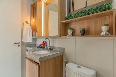 Uma casa de banho em VG Sun #310 - Apartamento quádruplo por Carpediem