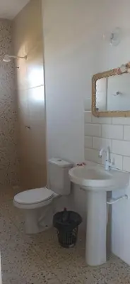 Uma casa de banho em Refúgio da Major