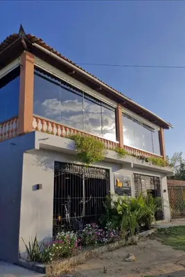 O edifício onde a casa de férias está situado