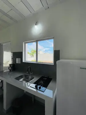 A cozinha ou kitchenette de CASA Les Deux R da Lagoa