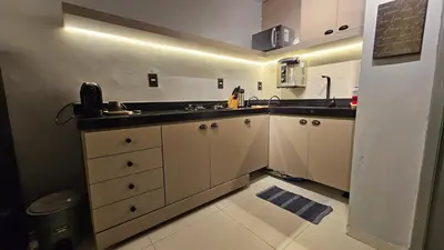 A cozinha ou kitchenette de Apartamento em Porto das Dunas - Próximo ao Beach Park