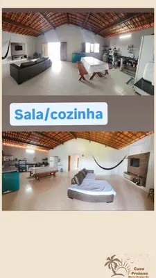 A planta de Casa Praiana pé na areia Morro Branco
