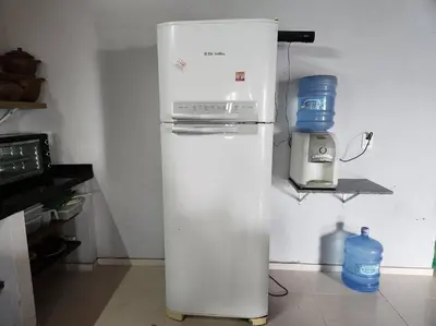 A cozinha ou kitchenette de Casa Praiana pé na areia Morro Branco