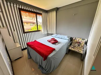 Uma cama ou camas num quarto em Aquiraz Manhattan Riviera