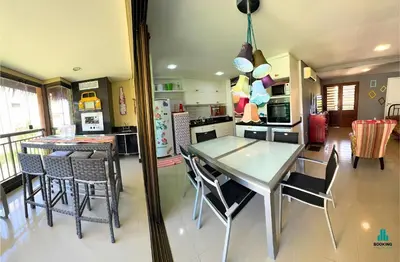 A cozinha ou kitchenette de Aquiraz Manhattan Riviera