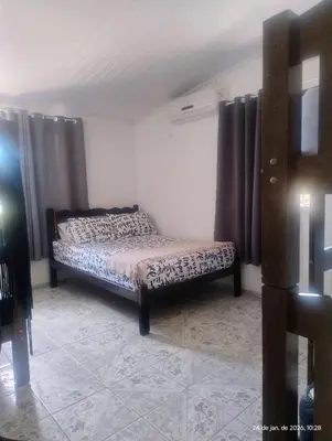 Uma cama ou camas num quarto em hostel xamã
