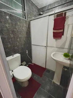 Uma casa de banho em Flat Brisa do Mar
