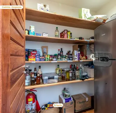 A cozinha ou kitchenette de Villa Boungavilea Fortim Casa Frente Mar de Luxo