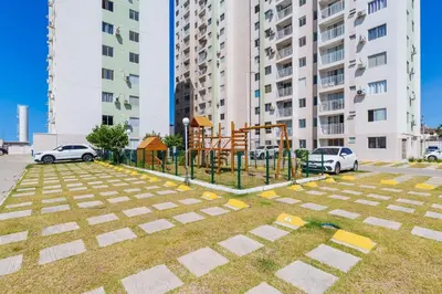 O edifício onde o apartamento está situado