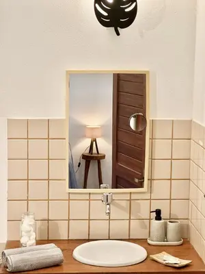 Uma casa de banho em Casa do Romeu