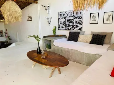 Uma cama ou camas num quarto em Cozy Place Jericoacoara