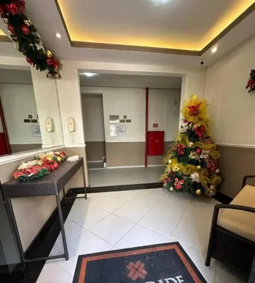 Uma área de estar em Lindo apartamento na Maraponga