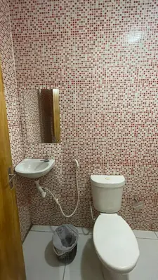 Uma casa de banho em Pousada Estilo Brasil