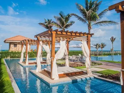 A piscina em ou perto de Mandara Lanai Beira da Praia