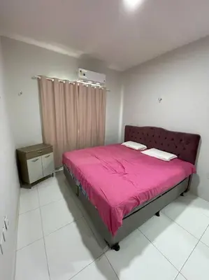 Uma cama ou camas num quarto em Casa Miguel Arcanjo