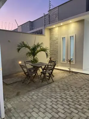 Uma varanda ou terraço em Casa Miguel Arcanjo