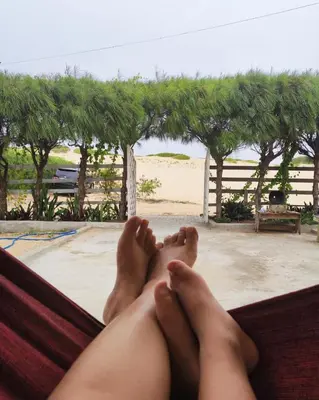 Uma varanda ou terraço em Portal do Sol