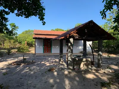 O edifício onde a casa de férias está situado