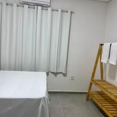 Uma cama ou camas num quarto em Praia do Prea Casa 1
