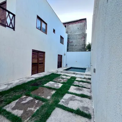 O edifício onde a casa de férias está situado