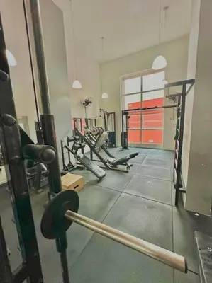 O centro de fitness e/ou as comodidades de fitness de Loft Duplex Luxo Temático