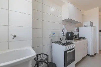 A cozinha ou kitchenette de Mirante Clube #606 - Apto 2 Quartos by Carpediem