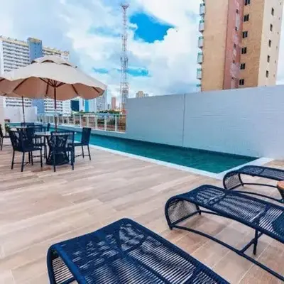 Apartamento com piscina Praia de Iracema