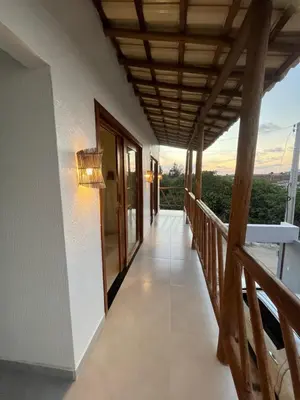 Uma varanda ou terraço em Casa AL Mar - Praia do Preá