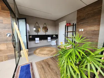 Uma casa de banho em Casa di Palmas