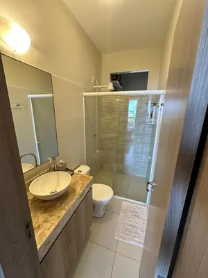 Uma casa de banho em Cumbuco Residence