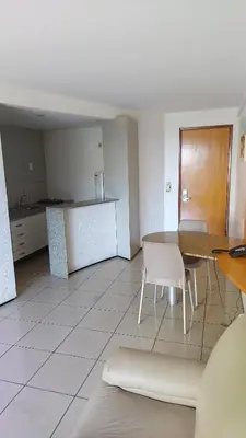 A cozinha ou kitchenette de REDE APARTHOTEL Praia Mansa